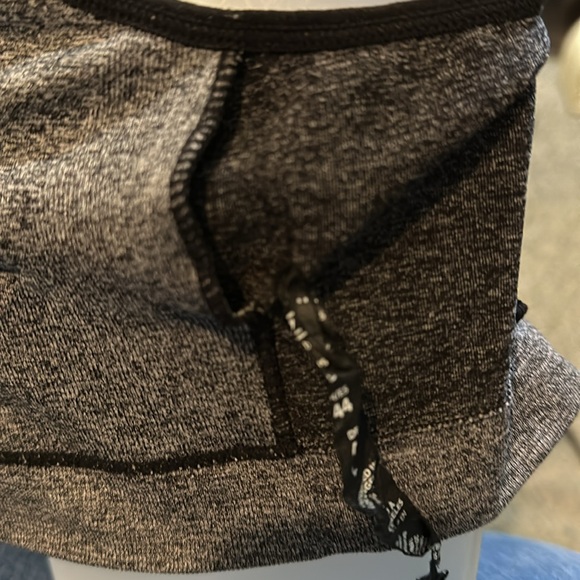 Zobha Heather Gray Cut Out Racerback Sports Bra Large - Picture 13 of 16